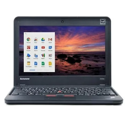 LENOVO 11.6  Chromebook ThinkPad X131e Dual-Core 1.5GHz 4GB 16GB  In Black/White • $49.99