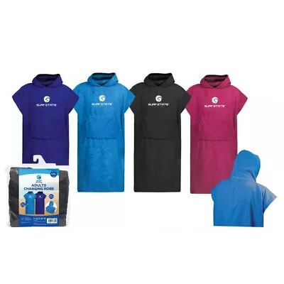 £20.99 • Buy Adults Surf State Beach Changing Robe Towel Poncho
