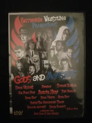 £5 • Buy Britannia Wrestling Promotions Gods And Monsters DVD BWP WWE AEW NJPW PWG