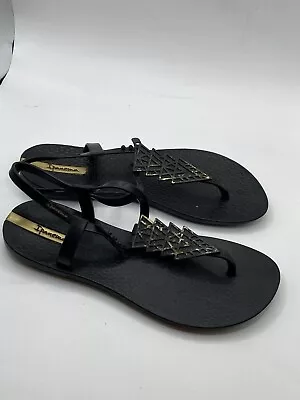 Ipanema Ladies Sandals Black Size 4 • £2.50