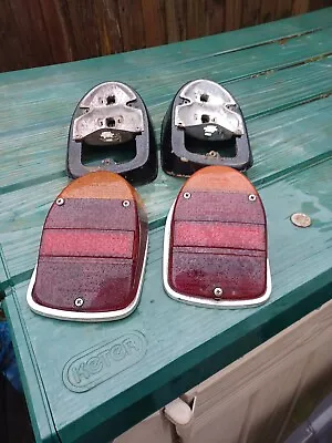 Vw Classic Beetle '68 - '72 Rear Lights - Tombstone (genuine Vw Parts) • $68.38