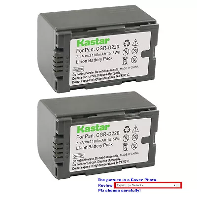 Kastar Replacement Battery Pack For Panasonic CGR-D16 NV-MX7DEN NV-MX300 NV-GS3 • $13.89