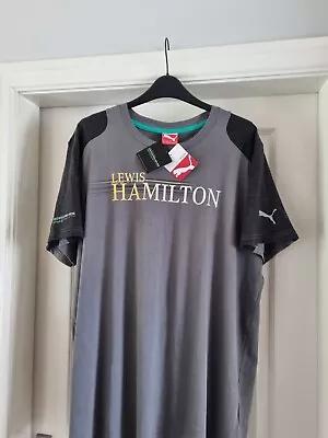LEWIS HAMILTON Mercedes-Benz Official Puma T-shirt XL BNWT. • £5
