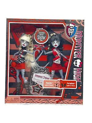 Monster High Exclusive Werecat Sister Pack MEOWLODY PURRSEPHONE 2011 Mattel NRFB • $399.99