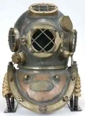 1916 U.S. Navy Mark V Diving Helmet~ Antique Mark V Marine Scuba Heavy Divers • $999