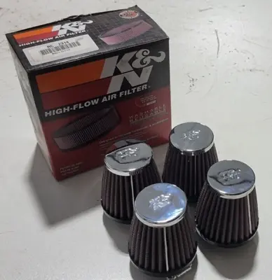 K&N Air Intake Pod Filters (B) RC-2314 '69-'78 CB750 KZ650 GS550 • $189.49