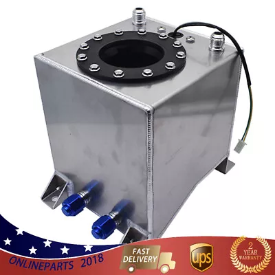 1 PCS 2.5 Gallon / 10L Fuel Cell Tank Aluminum Racing Drift W/ Level Sender • $49.93