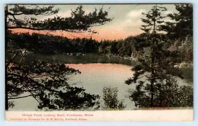 VINALHAVEN Maine ME ~ Looking West ROUND POND C1900s Knox County Postcard • $6.78