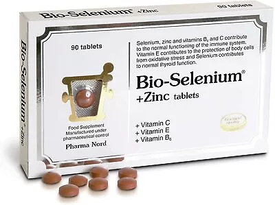 Pharma Nord Bio-Selenium + Zinc - 90 Tablets • £11.95