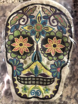 $15 • Buy NEW! Hippie Bohemian Festival Day Of The Dead Sugar Skull Wristlet Purse~ Green
