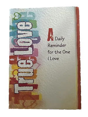 True Love I Love You - Versed Greeting Card Blue Mountain Arts • $4.76