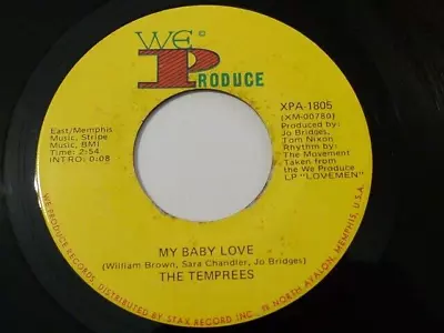 Soul R&b-the Temprees-my Baby Love-we Produce Label Miss Press • $1.24