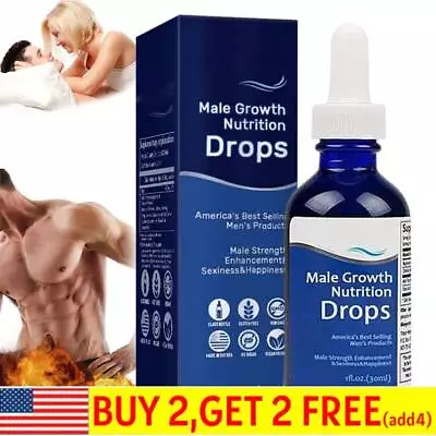 REVITAHEPA Male Growth Nutrition Drops Blue Direction Benefit Drops For Men • $9.69