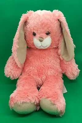 £4.99 • Buy Build A Bear Workshop Coral Pink Rabbit Bunny With Shimmer Sparkle