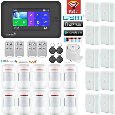 R28 WiFi Tuya APP GSM GPRS Wireless Home Security Alarm System+Alexa+Google Home • $179.54