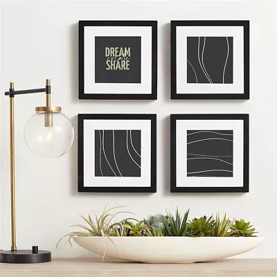 4/8/9in Square Picture Photo Frames Display Wall Hanging Freestanding Home Decor • £2.21