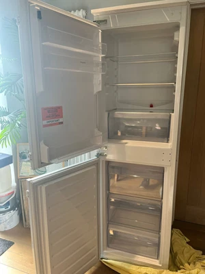 £100 • Buy Hotpoint HMCB 50501 UK 263L F Built-in Fridge Freeze - White