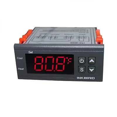 Inkbird ITC-1000 220V Digital Temperature Controller Thermostat Heater Fan Temp • $21.99