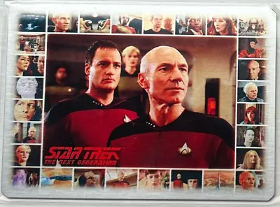 Star Trek TNG Archives & Inscr: CT1 Encounter At Farpoint Metal Case-Topper Card • $42.13