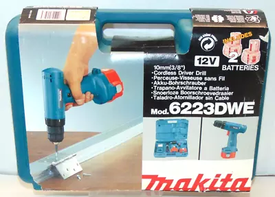 Makita Cordless Drill Driver Kit 12V 3/8 6223DWE • $19.99