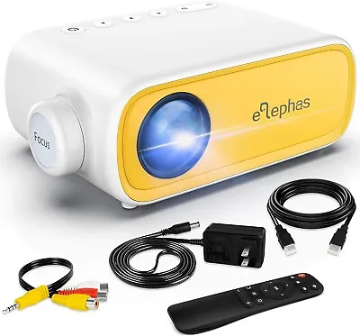 Elephas 1080p Mini Projector (RD-860) - Use With Smart Phones • $23.50