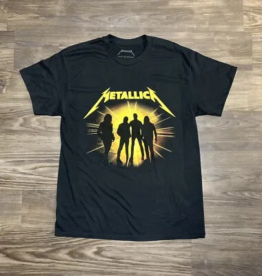 METALLICA 💀 2023 M72 World Tour Glow-Lit Band Silhouette 🔥 Concert T-Shirt 🔥 • $109