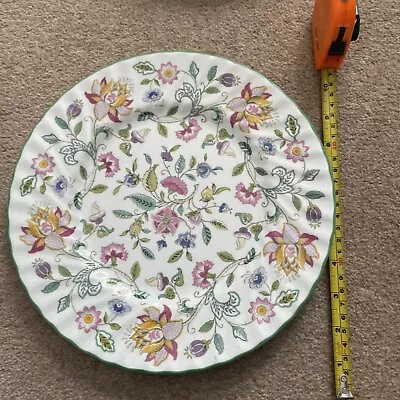 Minton Haddon Hall Green Edge Dinner Plate- • £7