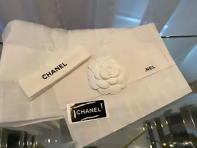 Authentic Chanel Ribbon 180 Cm With Camelia Flower Sticker And Tissue Paper • £14.90