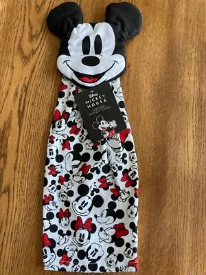 Disney Mickey & Minnie Mouse Kitchen Hanging Towel NWT Free Shipping • $13.50