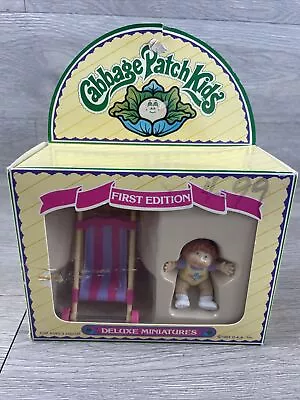 Cabbage Patch Kids Deluxe Miniature First Edition Vintage 1984 In Box Stroller • $21.90