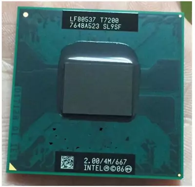 Intel Core 2 Duo T7200 2 GHz SL9SF LF80537T7200 Dual-Core Notebook Processor • $5.29