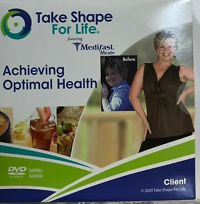 Achieving Optimal Health: Take Shape For Life: Medifast Meals (DVD Client) *VG* • $13.89