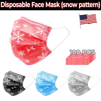 100pcs Face Mask Disposable Surgical Medical With Fancy Patterns For Adults Kids • $10.49