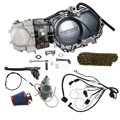 Lifan 125cc Manual Engine Motor Kit For Pit Dirt Bike Thumpstar Atomik 110cc SSR • $499.99