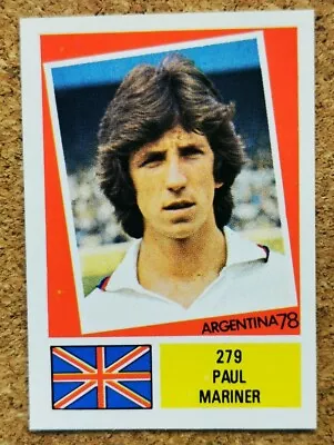 FKS Argentina 78 1978 World Cup Football Unused Sticker #279 England MARINER • £2