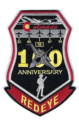 120th FIGHTER SQUADRON 100th ANNIVERSARY F-16 Patch • $9.99