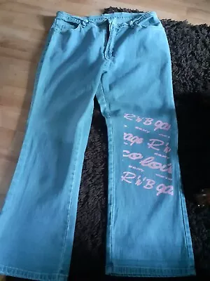 Ladies R&B Vintage 90s Jeans 16 • £6