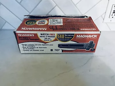 Magnavox TB110MW9A DTV Digital To Analog Converter Box With Remote! • $19.99