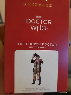 2021 Hallmark Keepsake Ornament   The Fourth Doctor  Doctor Who BBC NEW • $14.89