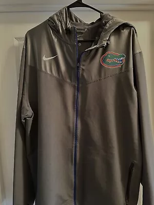 Nike Florida Gators Gray Rain Jacket XL • $40