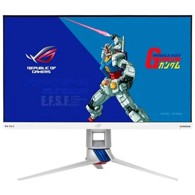 ASUS ROG STRIX XG279Q-G Gundam Edition 27' 1440P HDR Gaming Monitor • $3000