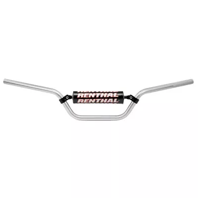 Renthal Aluminum 7/8  Handlebar ATV Race Bend (#781) Silver 781-01-SI-03-219 • $118.26