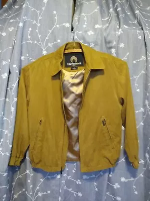 Weatherproof Garment Company ~ Coat Men Sz Med - Brown Micro-Suede Bomber Jacket • $19.99