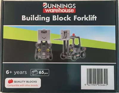 Bunnings Warehouse Building Block Forklift - Limited Edition • $19