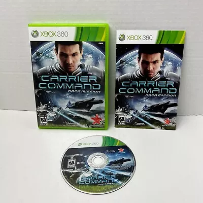 Carrier Command Gaea Mission Microsoft Xbox 360 Complete With Manual • $8.99