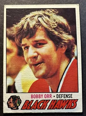 1977-78 Topps #251 Bobby Orr HOF Chicago Blackhawks • $7.99