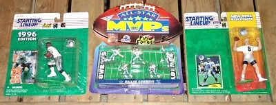 Irvin Aikman Sanders Smith Action Figures Dallas Cowboys Legends Set NEW 1990s  • $29