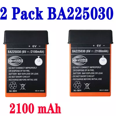 2 Pcs Ni-Mh BA225030 2100mAh 6V Battery For HBC Crane Remote Pump Truck Battery • $85