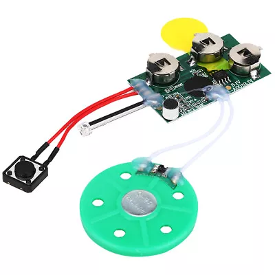 30s DIY Greeting Card Module Light Sense Voice Sound Record Chip Single Pla BEA • $9.31