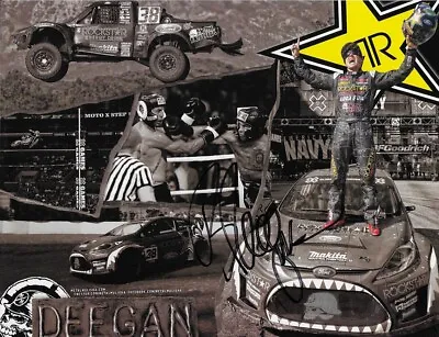 *brian Deegan*signed*autographed*picture*metal*mulisha*rockstar*coa* • $79